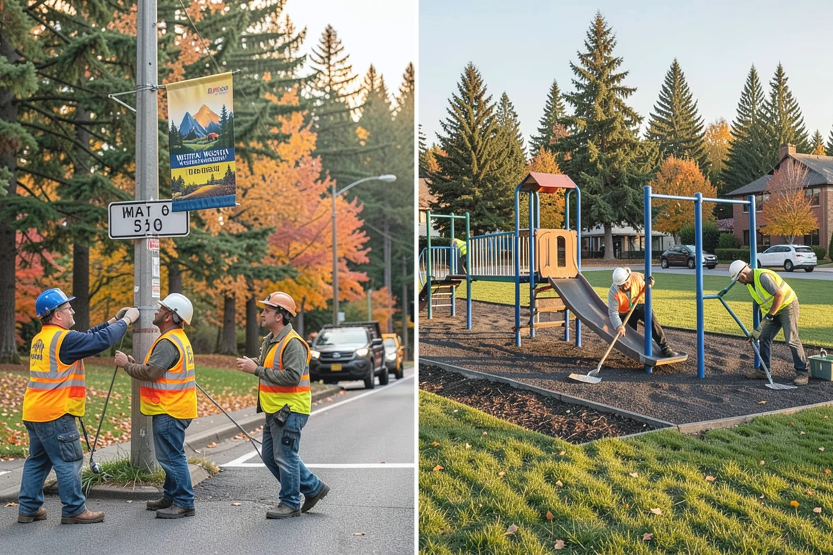 Bleacher Repairs in Darrington, Snohomish County, WA - Inspect fasteners, boards, rails, steps, and guardrails