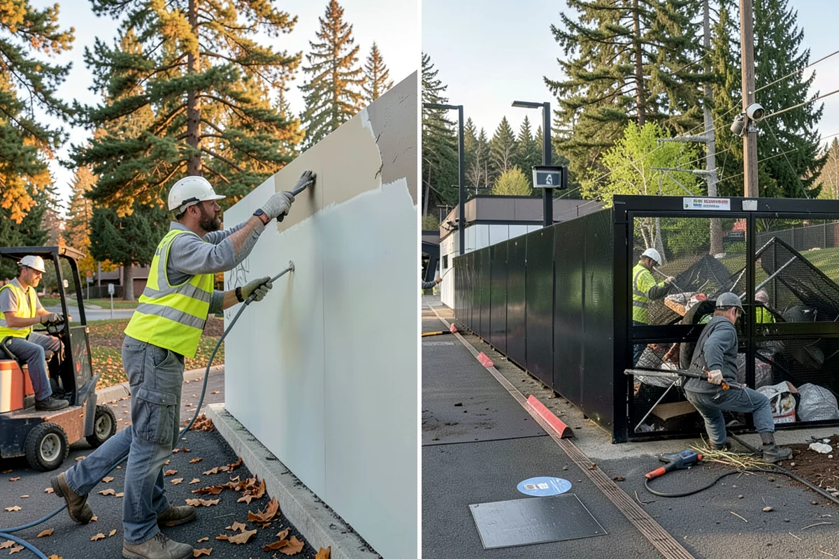 Bleacher Repairs in Federal Way, King County, WA - Inspect fasteners, boards, rails, steps, and guardrails
