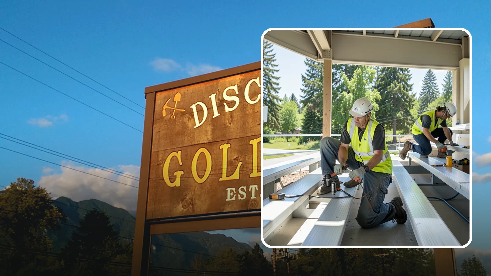 Bleacher Repairs in Gold Bar, Snohomish County, WA - Repair of damaged bleacher components to keep public spectator seating safe and code-compliant.