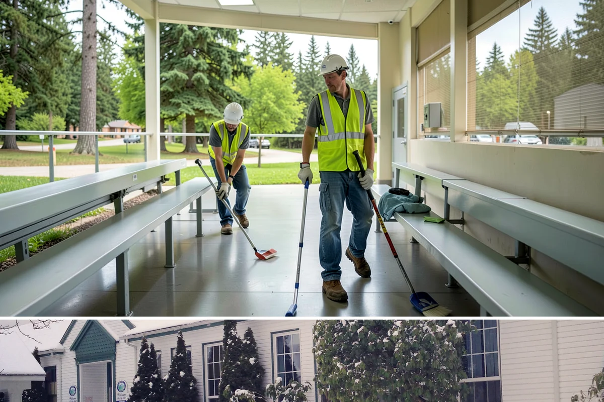 Bleacher Repairs in Pacific, King County, WA - Repairs are best completed before spring and summer sports seasons, with urgent safety defects addressed on discovery.