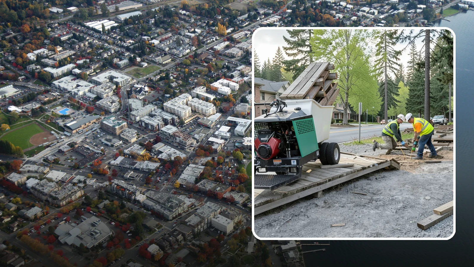 Boardwalk Maintenance in Kirkland, King County, WA - Inspection and repair of trail boardwalks and elevated structures to keep them safe and durable.
