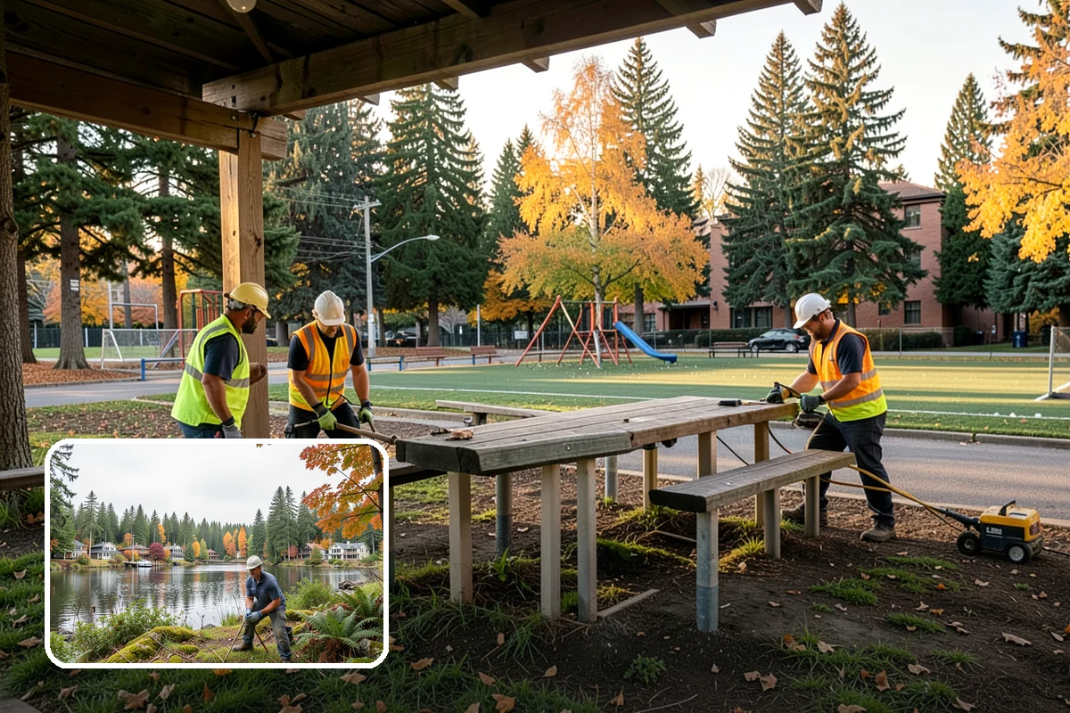 Boardwalk Maintenance in La Conner, Skagit County, WA - Keeps elevated decking and railings safe for public use