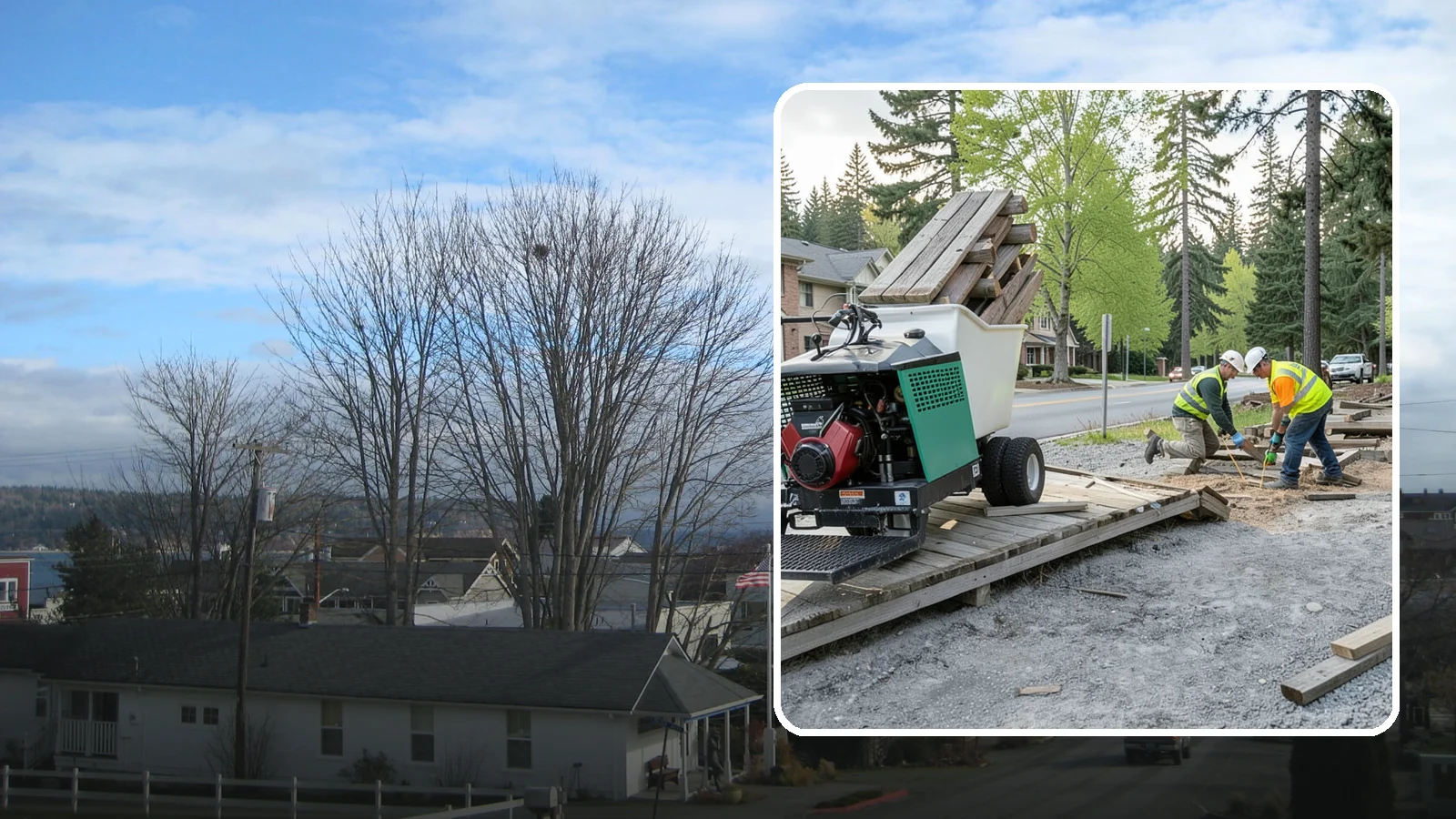 Boardwalk Maintenance in Langley, Island County, WA - Inspection and repair of trail boardwalks and elevated structures to keep them safe and durable.