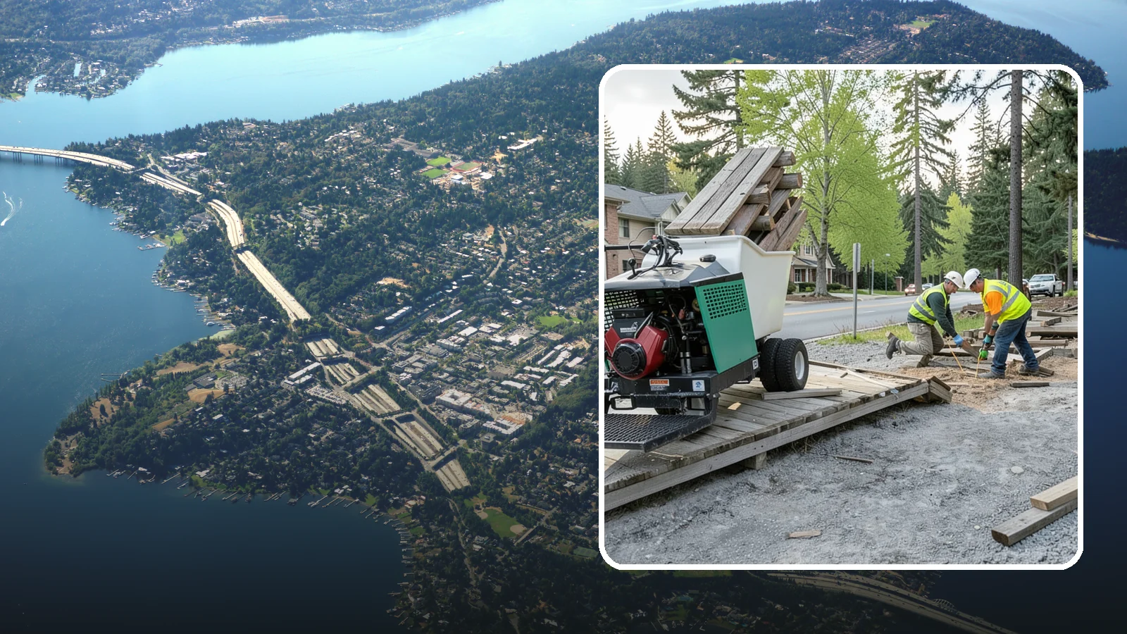 Boardwalk Maintenance in Mercer Island, King County, WA - Inspection and repair of trail boardwalks and elevated structures to keep them safe and durable.
