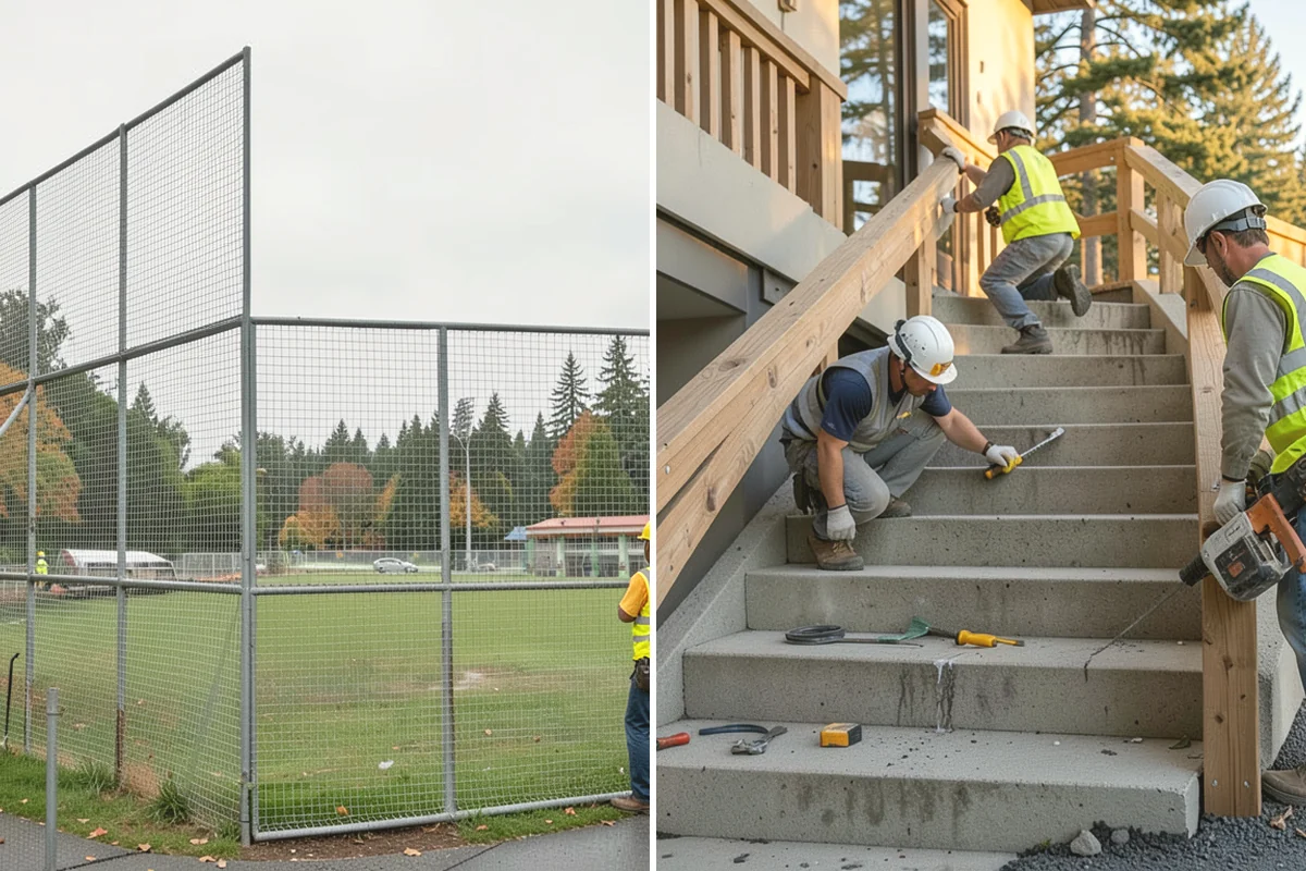 Boardwalk Maintenance in Mill Creek, Snohomish County, WA - Inspect decking, framing, fasteners, and railings