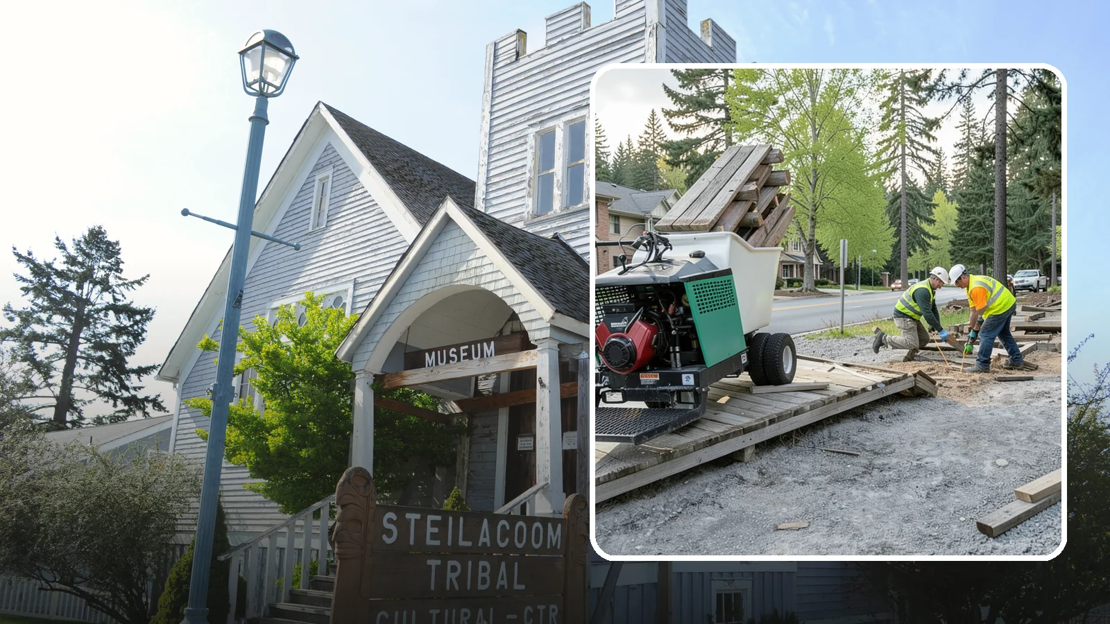 Boardwalk Maintenance in Steilacoom, Pierce County, WA - Inspection and repair of trail boardwalks and elevated structures to keep them safe and durable.