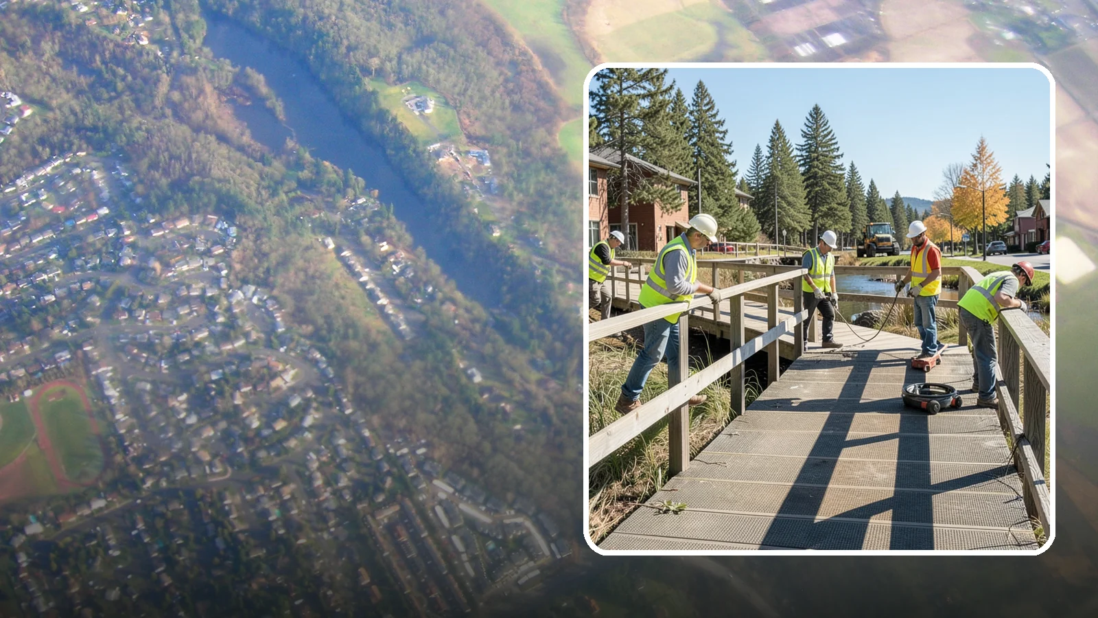 Boardwalk Repairs in Algona, King County, WA - We repair boardwalks and elevated walkways over wetlands and shorelines with durable, slip-resistant decking.
