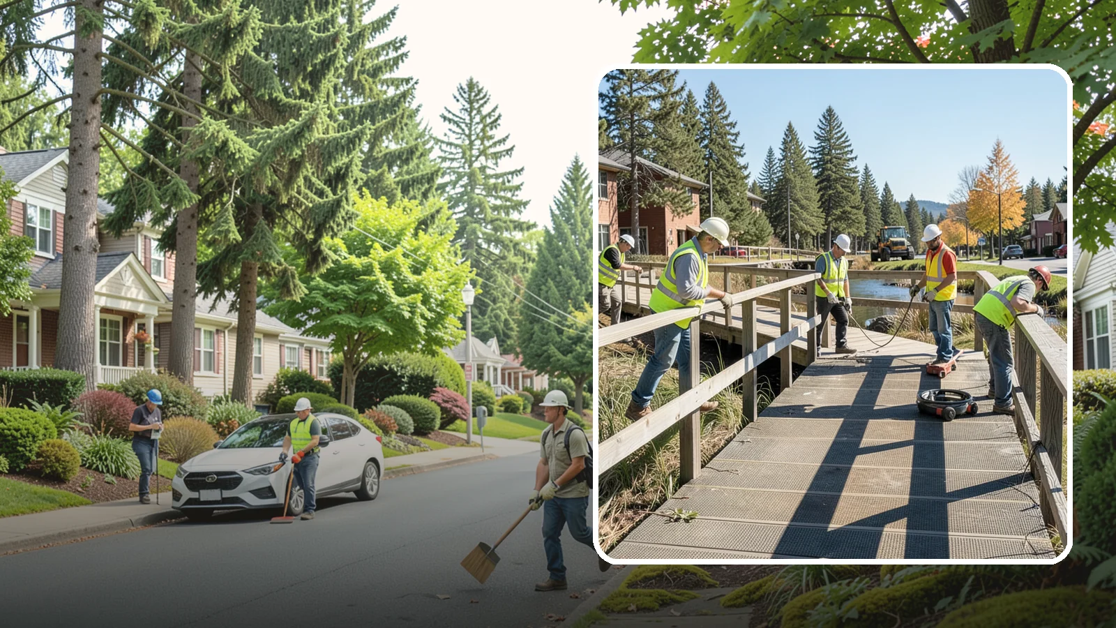 Boardwalk Repairs in Beaux Arts Village, King County, WA - We repair boardwalks and elevated walkways over wetlands and shorelines with durable, slip-resistant decking.