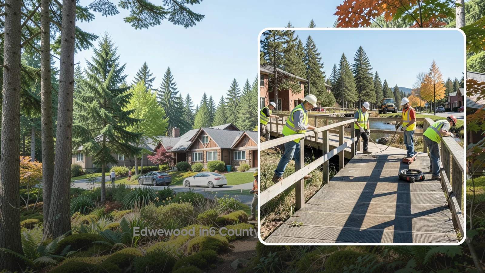 Boardwalk Repairs in Edgewood, Pierce County, WA - We repair boardwalks and elevated walkways over wetlands and shorelines with durable, slip-resistant decking.