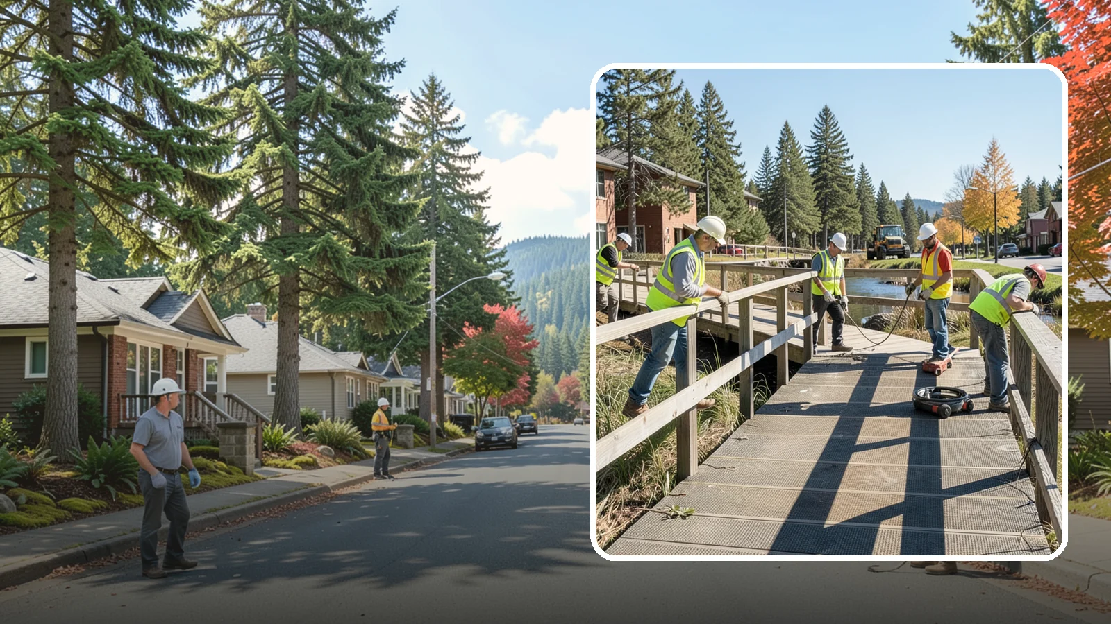 Boardwalk Repairs in Hunts Point, King County, WA - We repair boardwalks and elevated walkways over wetlands and shorelines with durable, slip-resistant decking.
