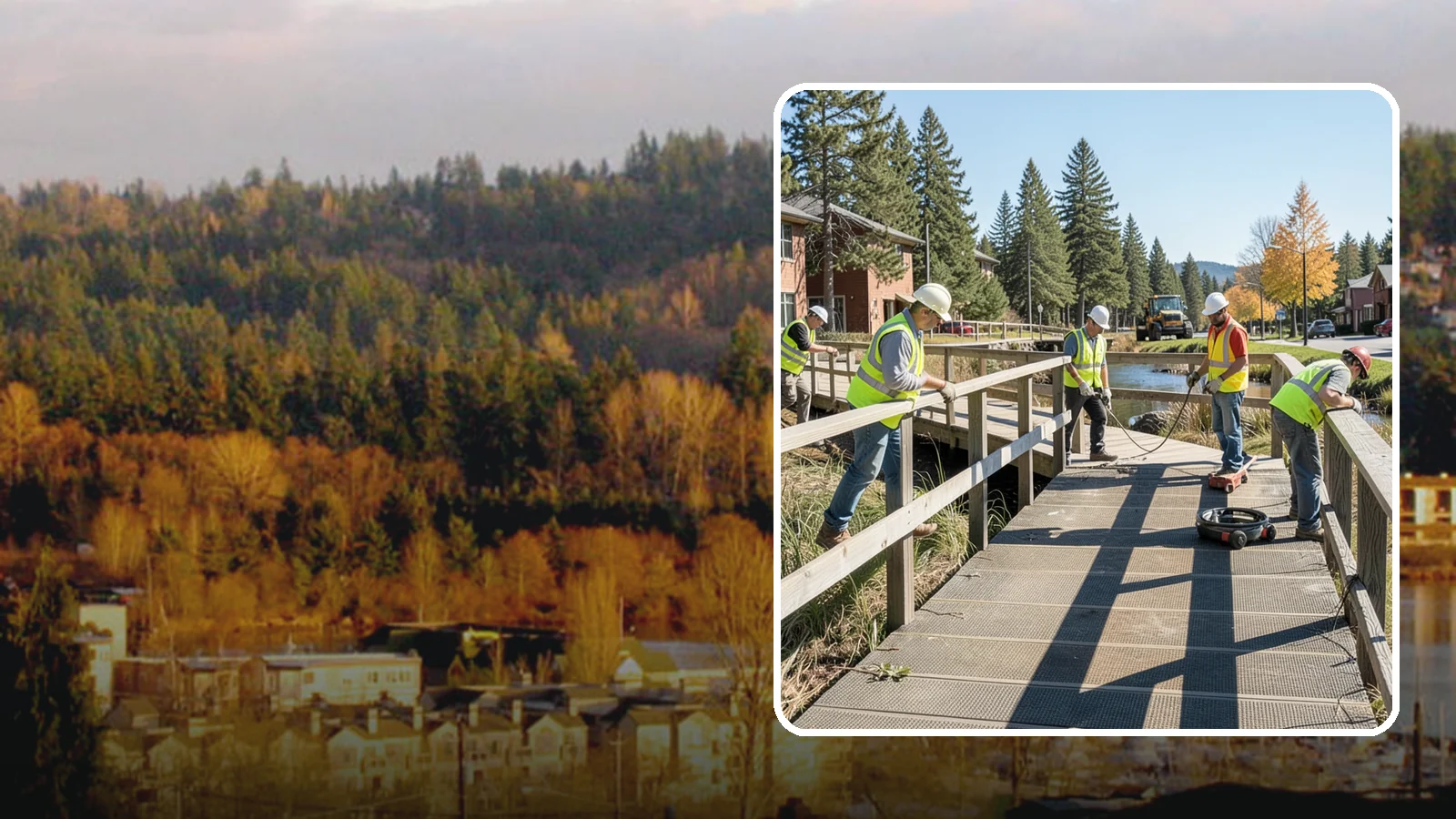Boardwalk Repairs in Kenmore, King County, WA - We repair boardwalks and elevated walkways over wetlands and shorelines with durable, slip-resistant decking.