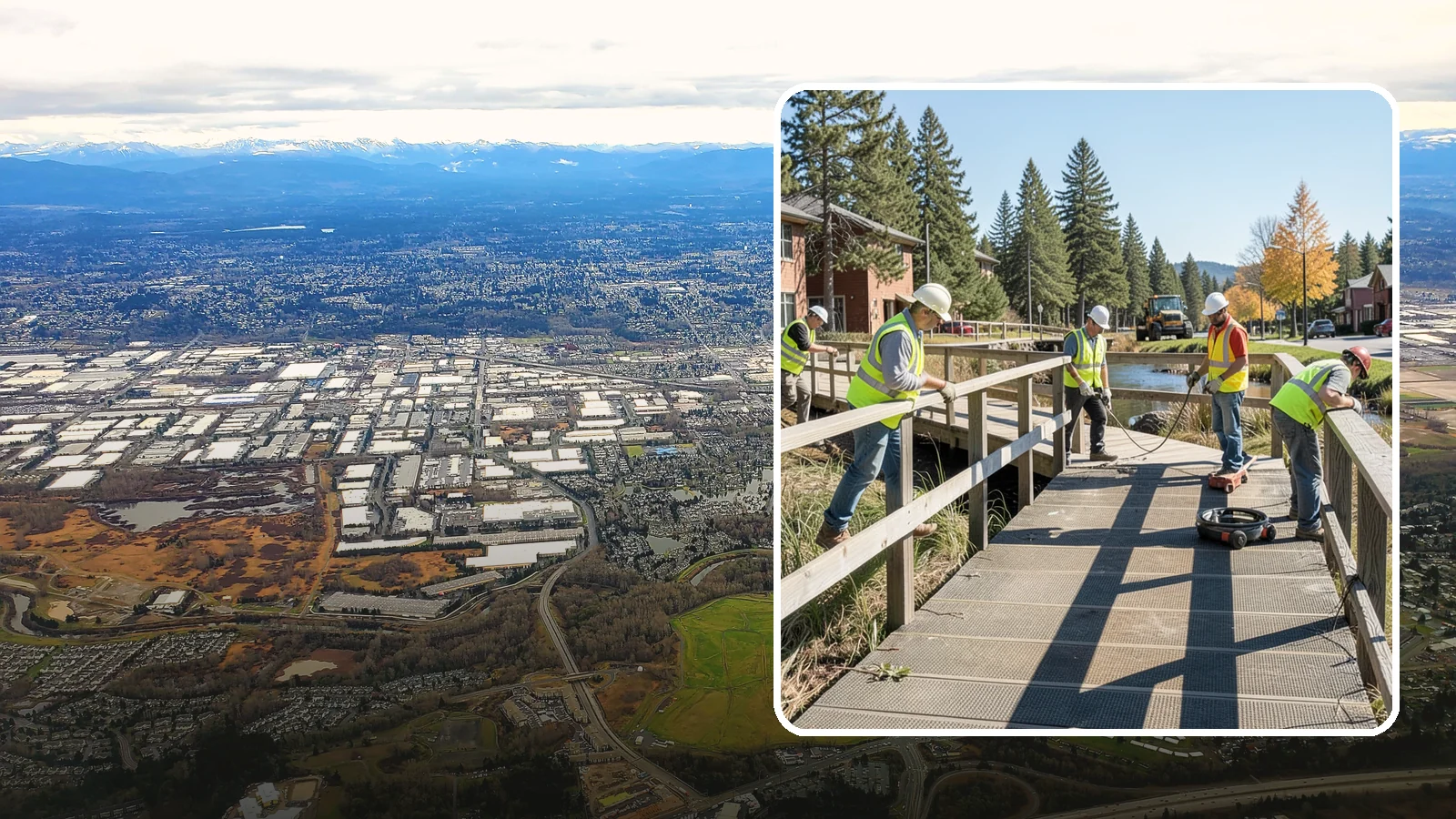 Boardwalk Repairs in Kent, King County, WA - We repair boardwalks and elevated walkways over wetlands and shorelines with durable, slip-resistant decking.
