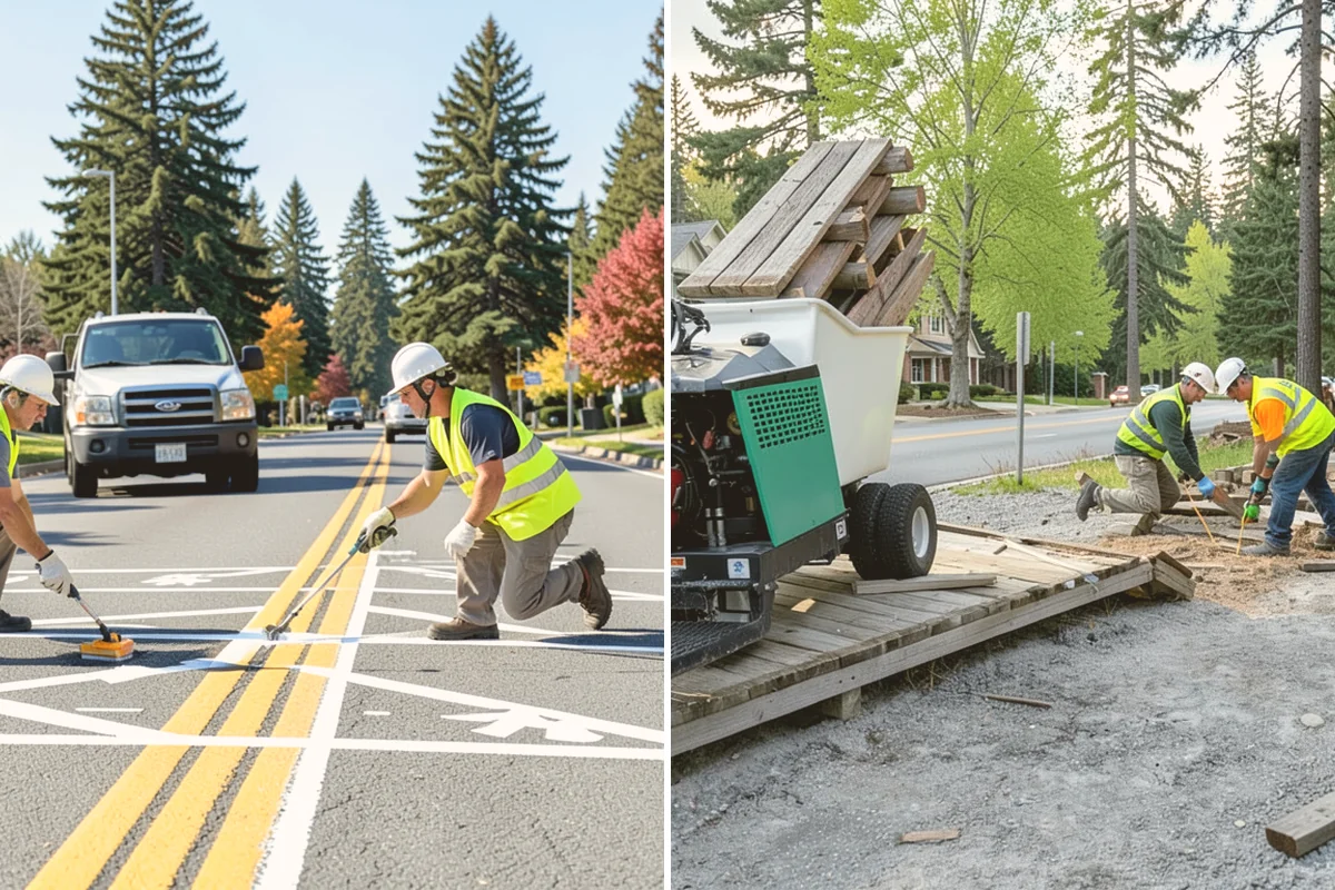 Boardwalk Repairs in Kent, King County, WA - Inspect decking, framing, and piling conditions
