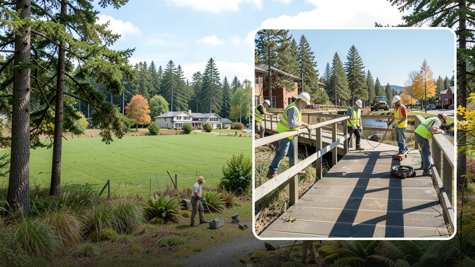 Boardwalk Repairs in Lyman, Skagit County, WA - We repair boardwalks and elevated walkways over wetlands and shorelines with durable, slip-resistant decking.