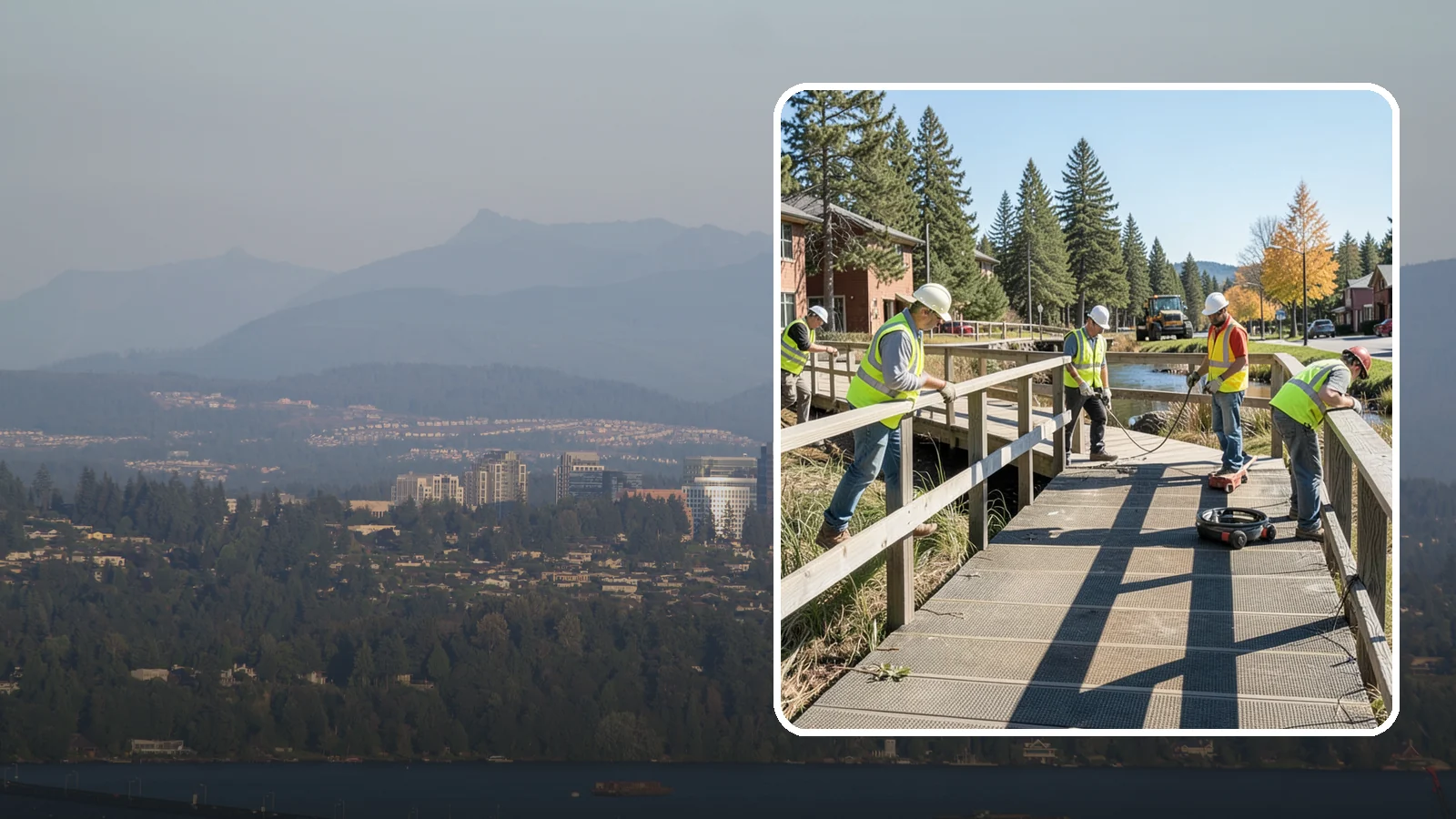 Boardwalk Repairs in Medina, King County, WA - We repair boardwalks and elevated walkways over wetlands and shorelines with durable, slip-resistant decking.