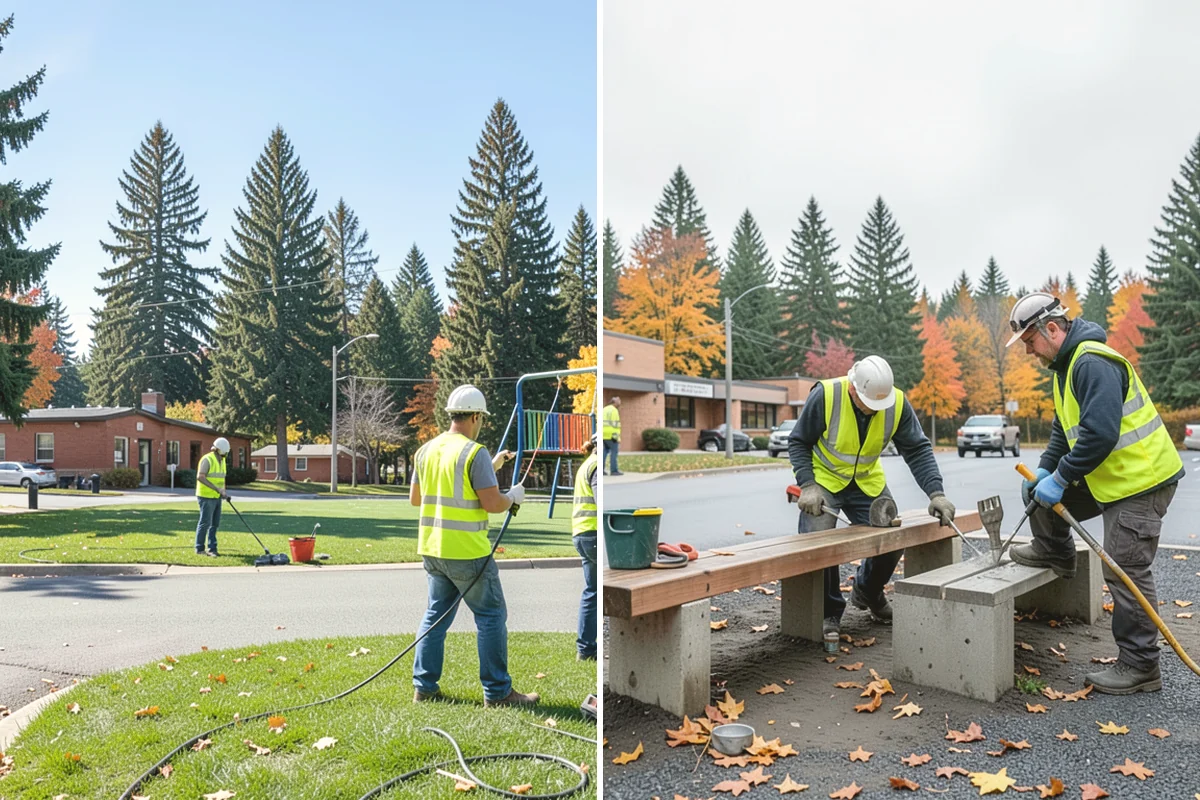 Boardwalk Repairs in Mill Creek, Snohomish County, WA - Inspect decking, framing, and piling conditions