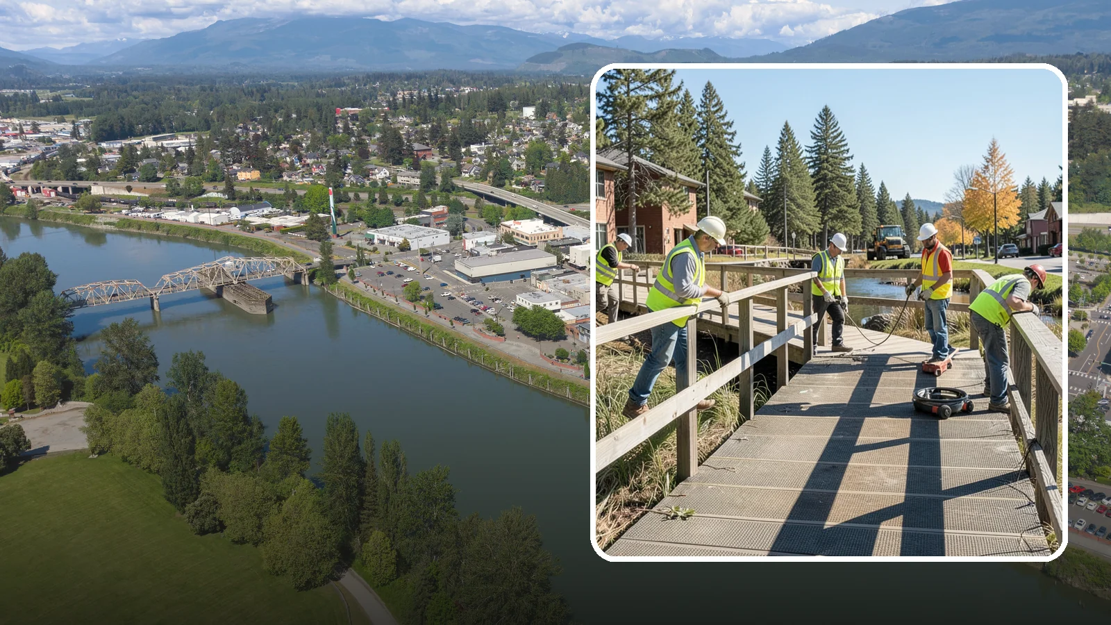 Boardwalk Repairs in Mount Vernon, Skagit County, WA - We repair boardwalks and elevated walkways over wetlands and shorelines with durable, slip-resistant decking.