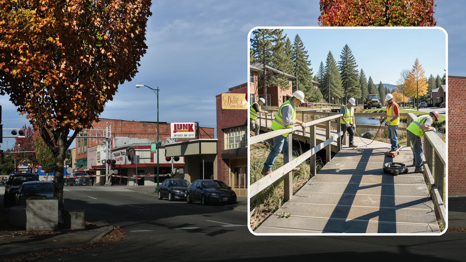 Boardwalk Repairs in Puyallup, Pierce County, WA - We repair boardwalks and elevated walkways over wetlands and shorelines with durable, slip-resistant decking.