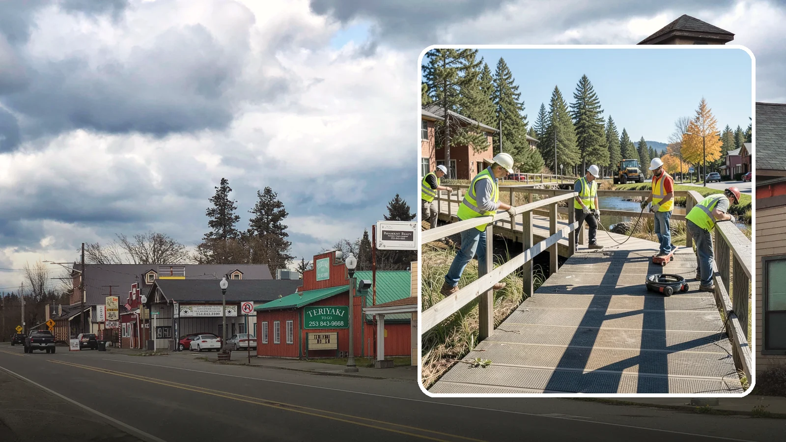 Boardwalk Repairs in Roy, Pierce County, WA - We repair boardwalks and elevated walkways over wetlands and shorelines with durable, slip-resistant decking.