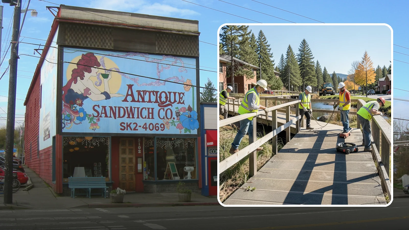 Boardwalk Repairs in Ruston, Pierce County, WA - We repair boardwalks and elevated walkways over wetlands and shorelines with durable, slip-resistant decking.