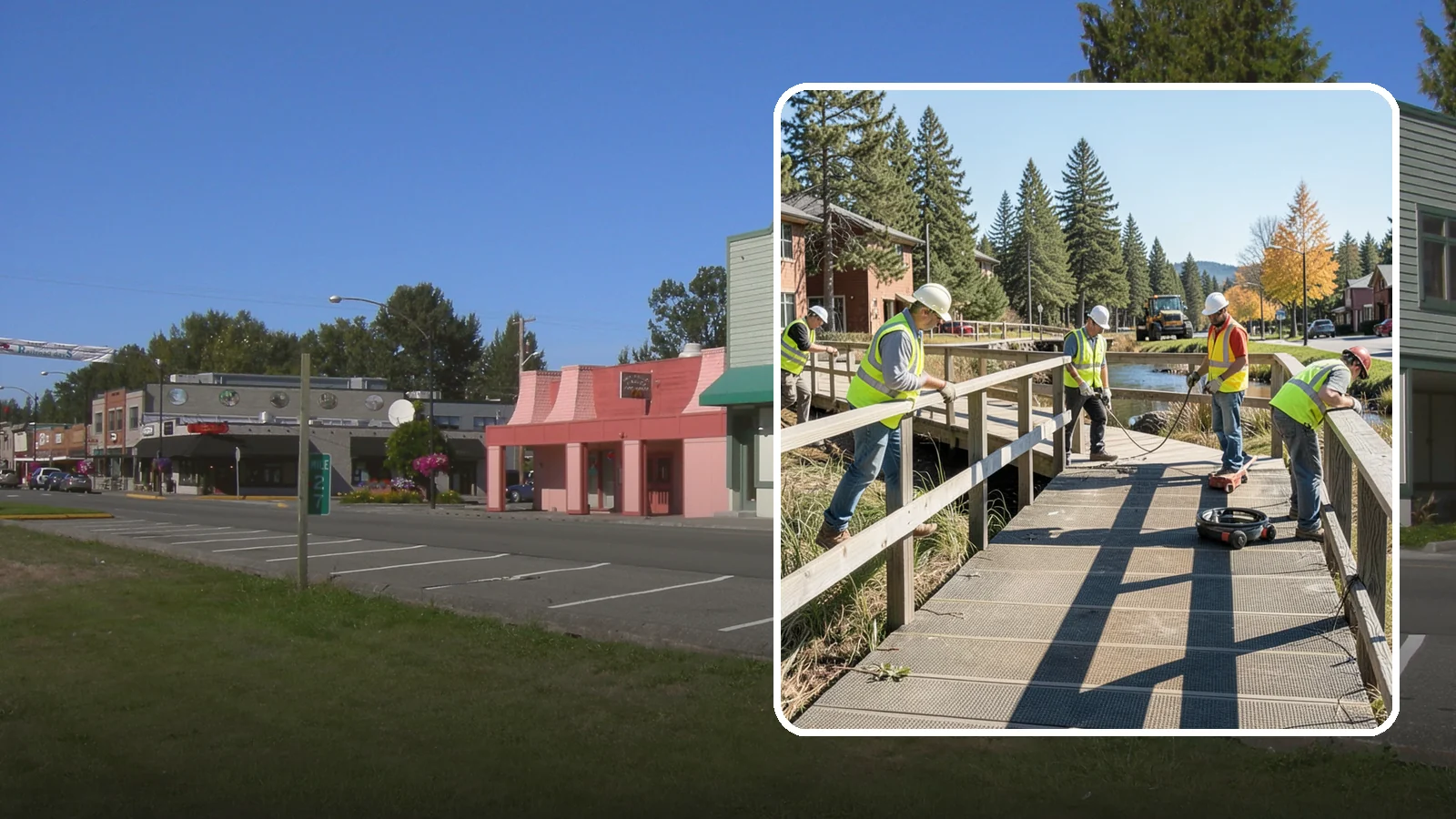 Boardwalk Repairs in Snoqualmie, King County, WA - We repair boardwalks and elevated walkways over wetlands and shorelines with durable, slip-resistant decking.