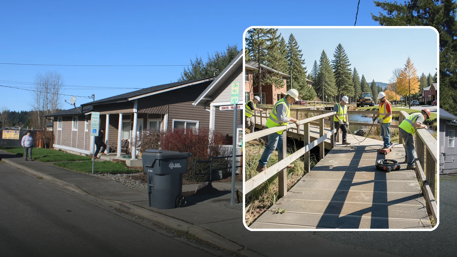 Boardwalk Repairs in South Prairie, Pierce County, WA - We repair boardwalks and elevated walkways over wetlands and shorelines with durable, slip-resistant decking.
