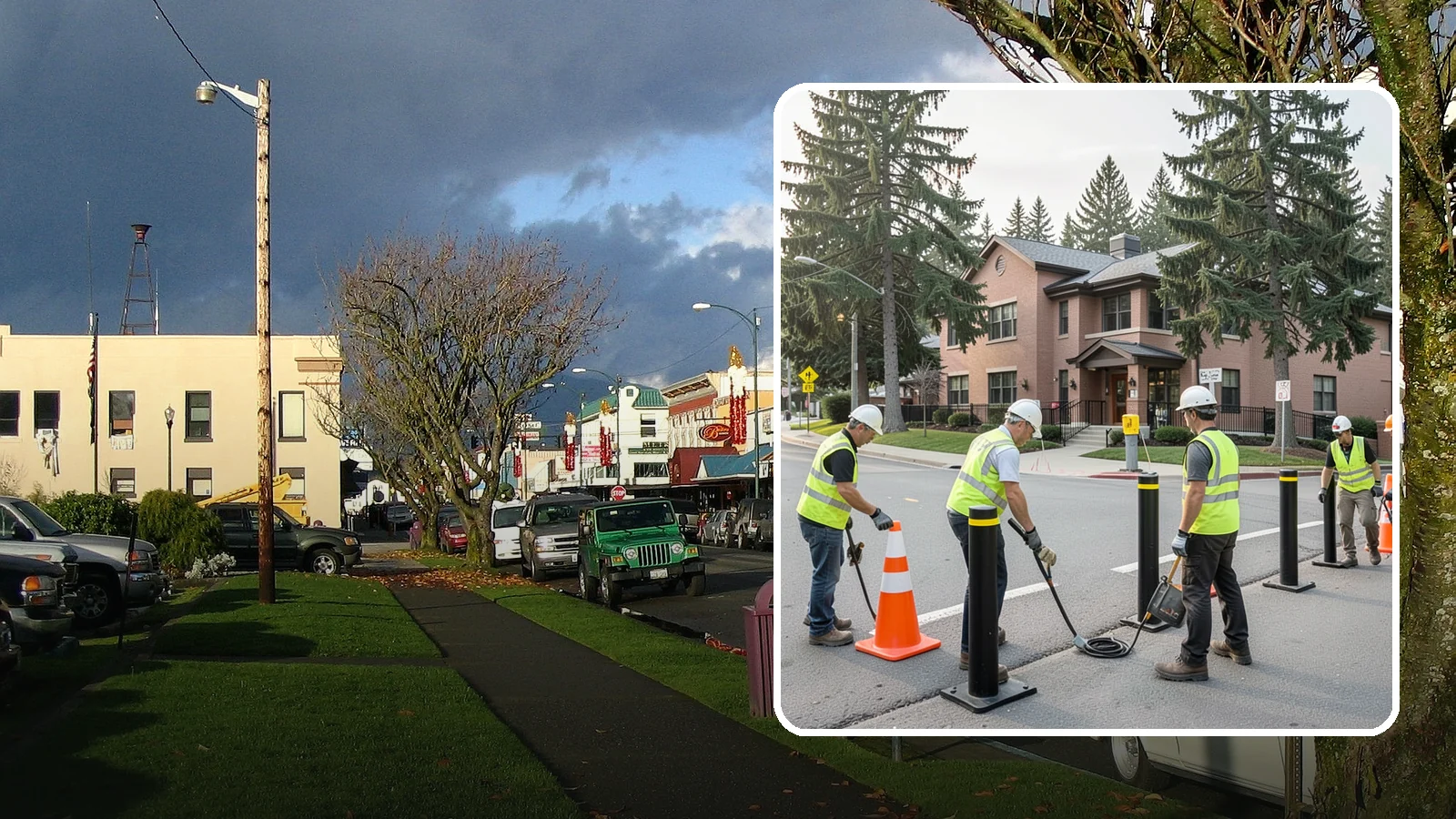 Bollard & Barrier Installation in Arlington, Snohomish County, WA - Bollard and security barrier installation that protects public buildings, entrances, and gathering spaces.