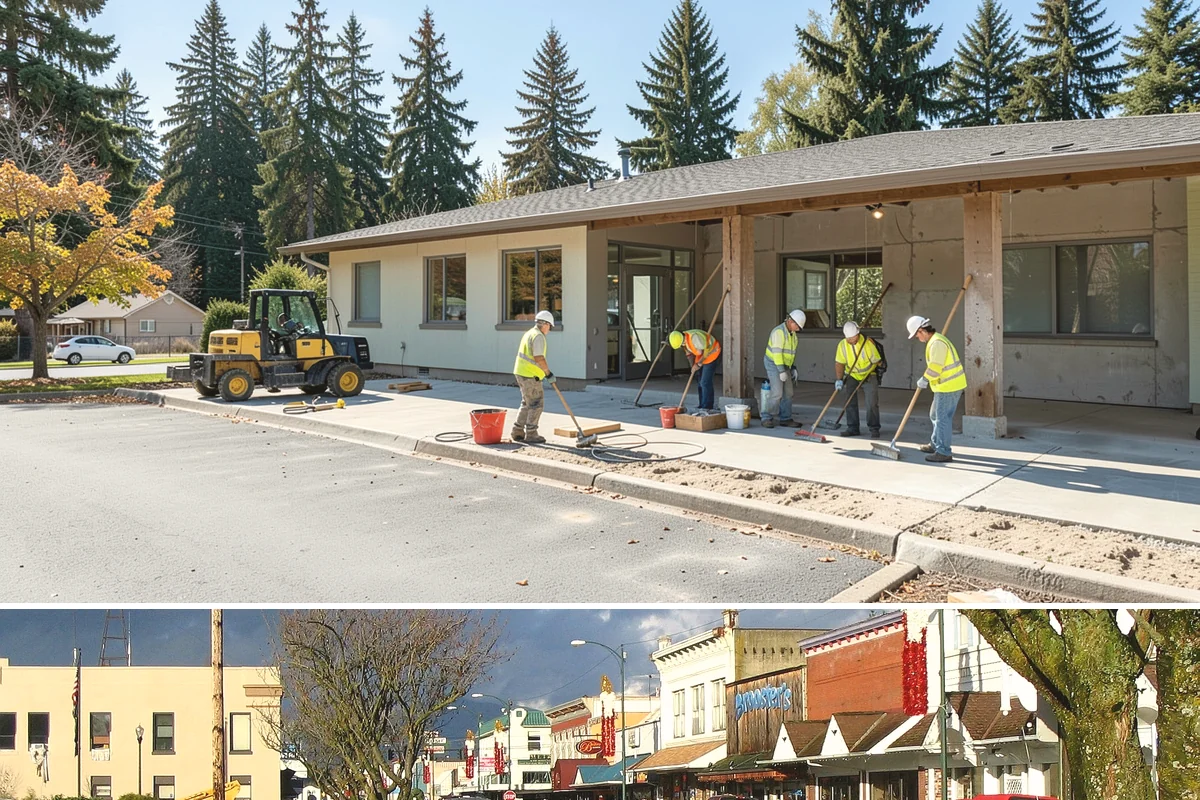 Bollard & Barrier Installation in Arlington, Snohomish County, WA - Bollard installation runs year-round, with foundation excavation easiest in the drier months.