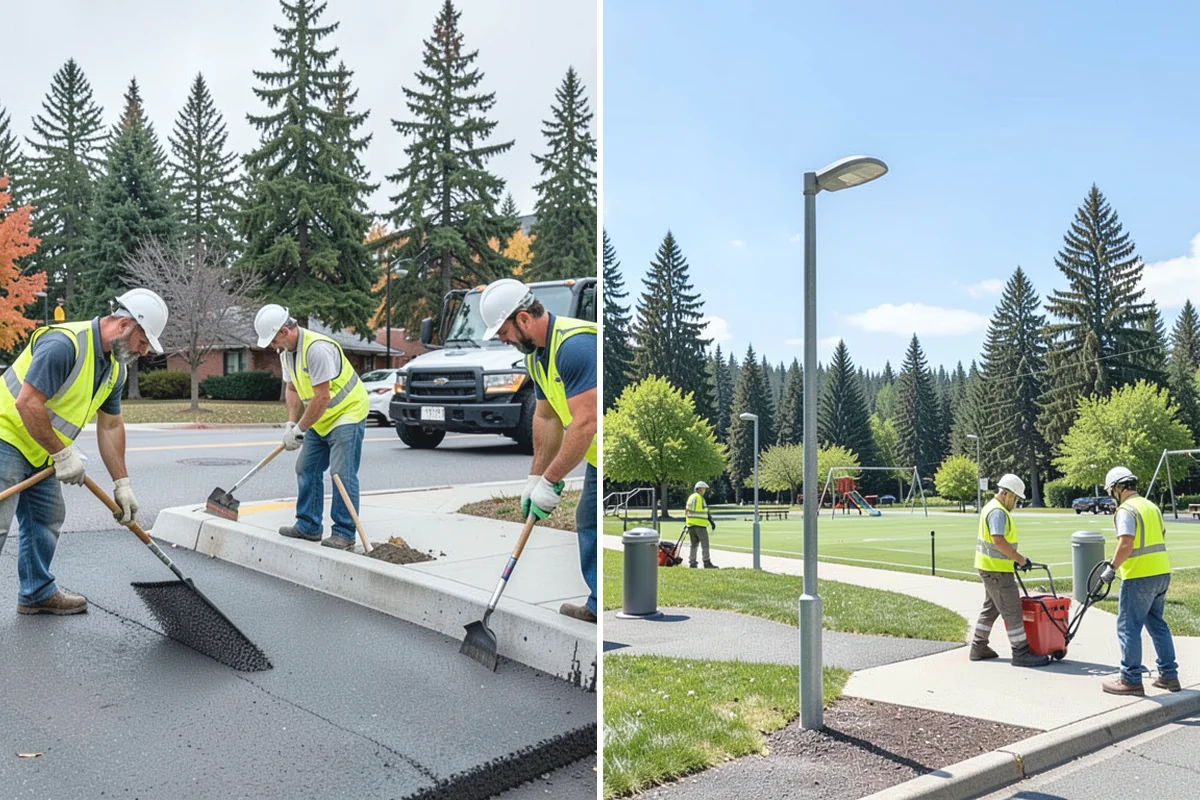 Bollard & Barrier Installation in Auburn, King County, WA - Confirm the protection concept and spacing