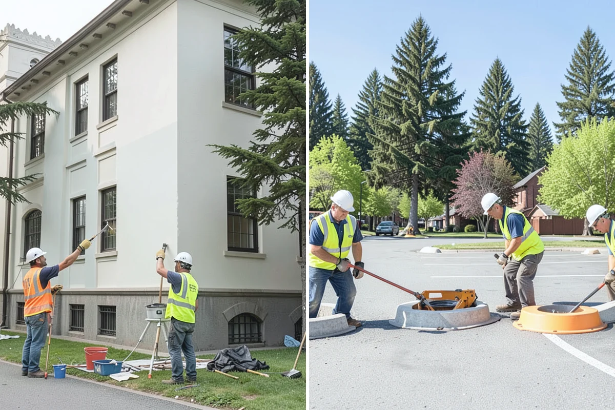 Bollard & Barrier Installation in Beaux Arts Village, King County, WA - Confirm the protection concept and spacing