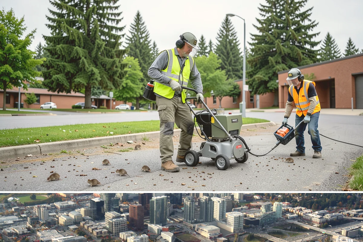 Bollard & Barrier Installation in Bellevue, King County, WA - Bollard installation runs year-round, with foundation excavation easiest in the drier months.
