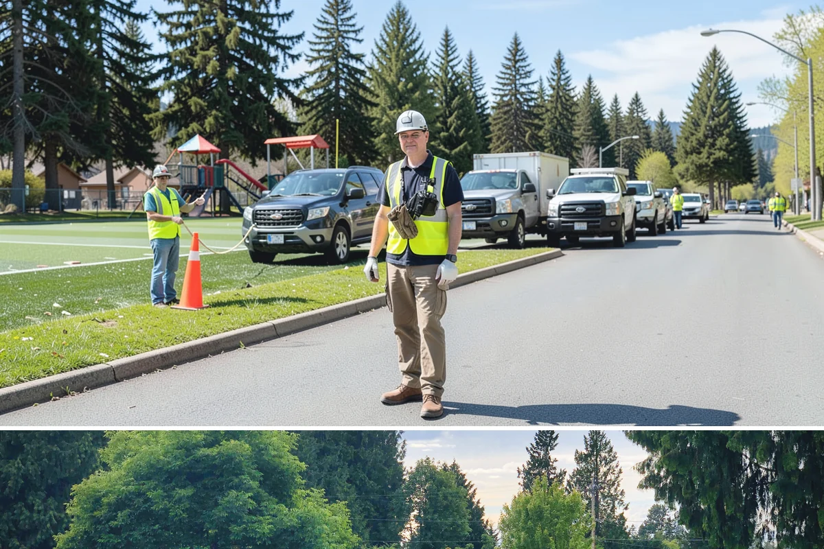 Bollard & Barrier Installation in Bonney Lake, Pierce County, WA - Bollard installation runs year-round, with foundation excavation easiest in the drier months.
