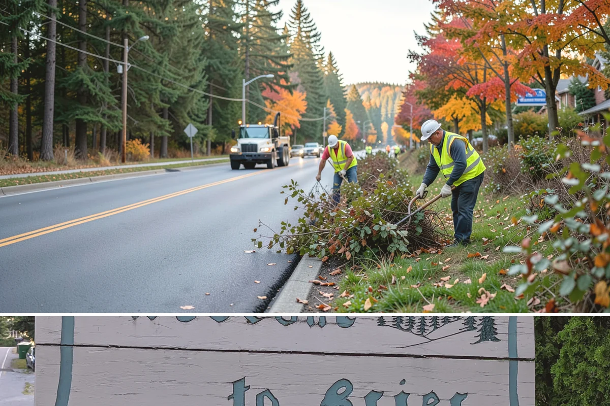 Bollard & Barrier Installation in Brier, Snohomish County, WA - Bollard installation runs year-round, with foundation excavation easiest in the drier months.