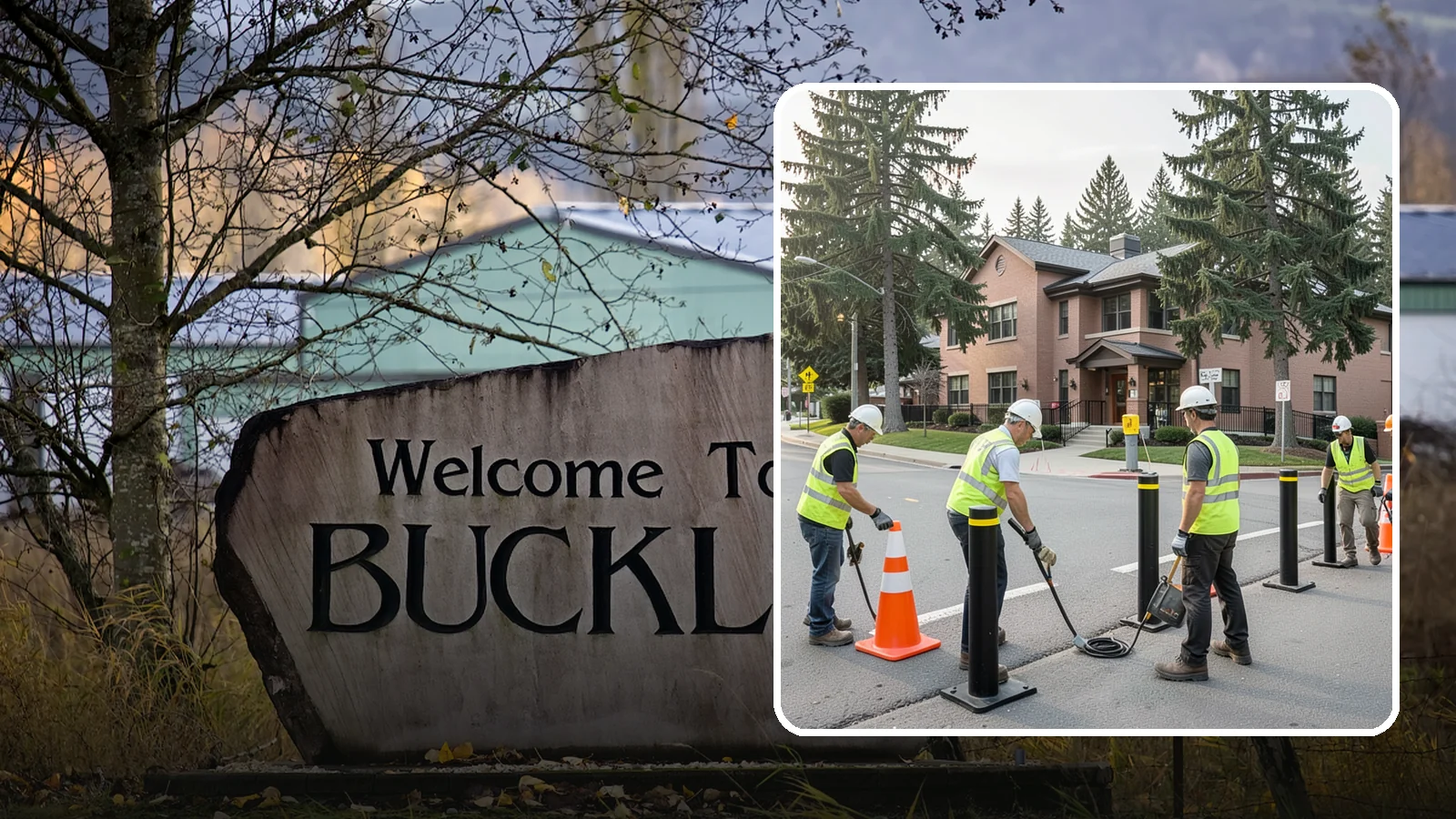 Bollard & Barrier Installation in Buckley, Pierce County, WA - Bollard and security barrier installation that protects public buildings, entrances, and gathering spaces.