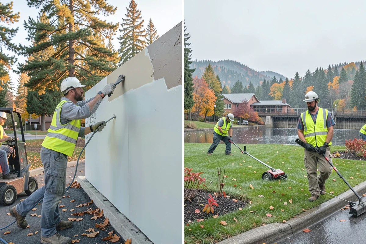 Bollard & Barrier Installation in Buckley, Pierce County, WA - Confirm the protection concept and spacing
