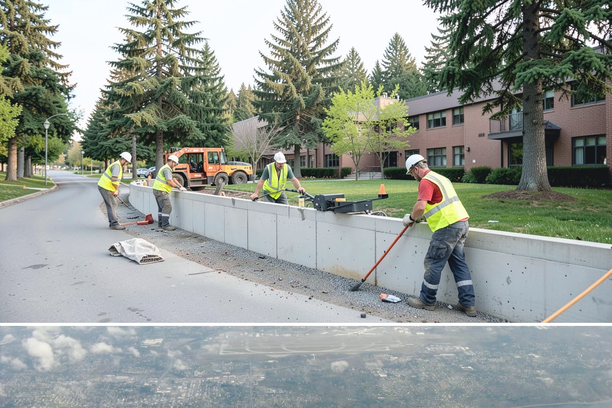 Bollard & Barrier Installation in Burien, King County, WA - Bollard installation runs year-round, with foundation excavation easiest in the drier months.