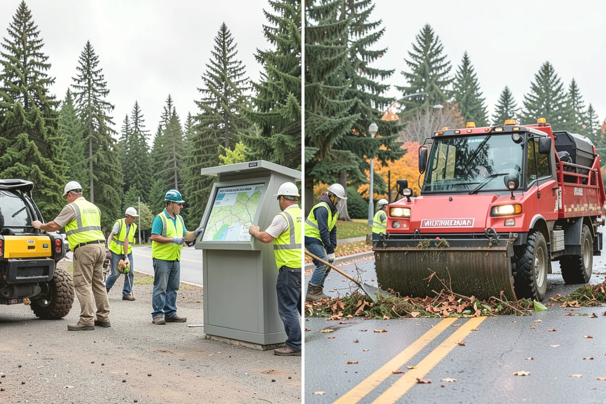 Bollard & Barrier Installation in Carbonado, Pierce County, WA - Confirm the protection concept and spacing
