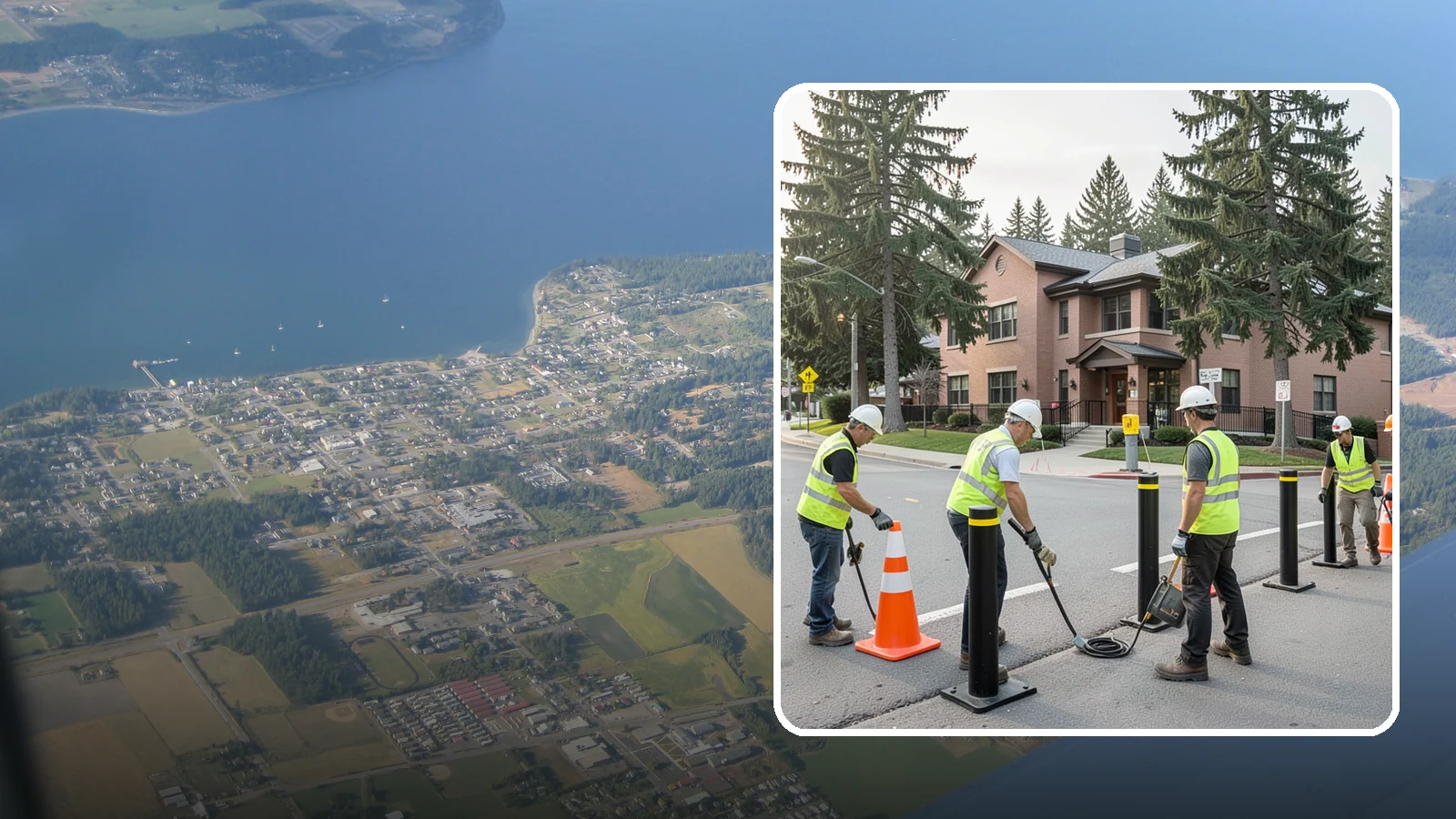 Bollard & Barrier Installation in Coupeville, Island County, WA - Bollard and security barrier installation that protects public buildings, entrances, and gathering spaces.