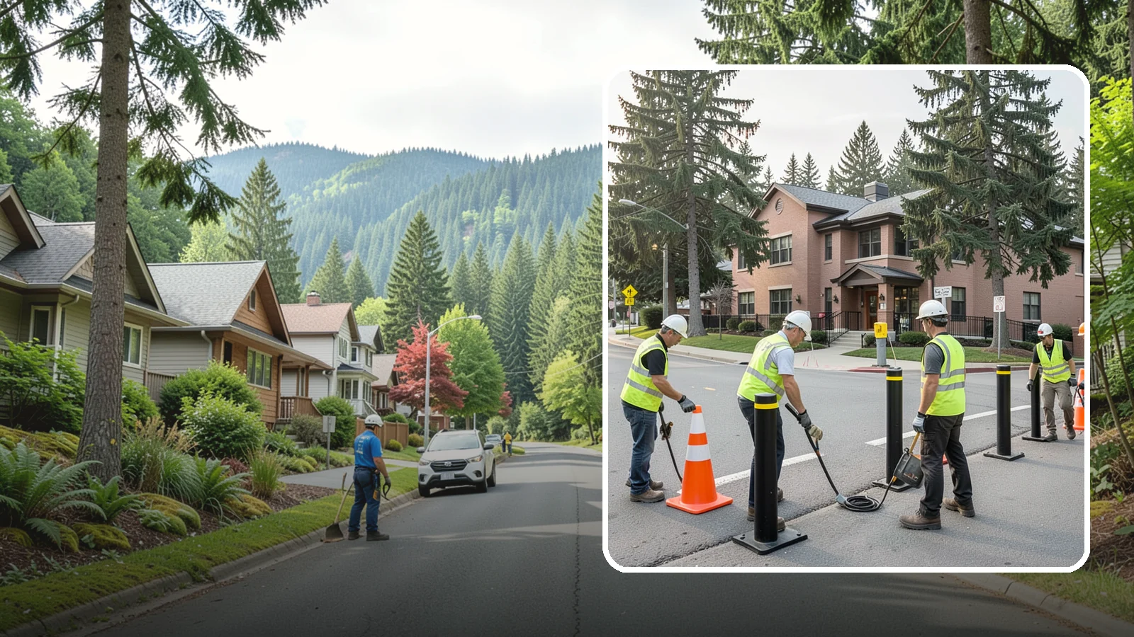 Bollard & Barrier Installation in Darrington, Snohomish County, WA - Bollard and security barrier installation that protects public buildings, entrances, and gathering spaces.