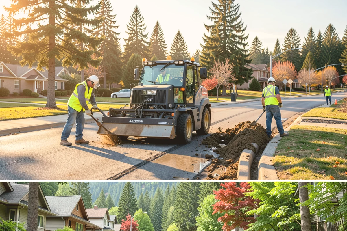 Bollard & Barrier Installation in Darrington, Snohomish County, WA - Bollard installation runs year-round, with foundation excavation easiest in the drier months.