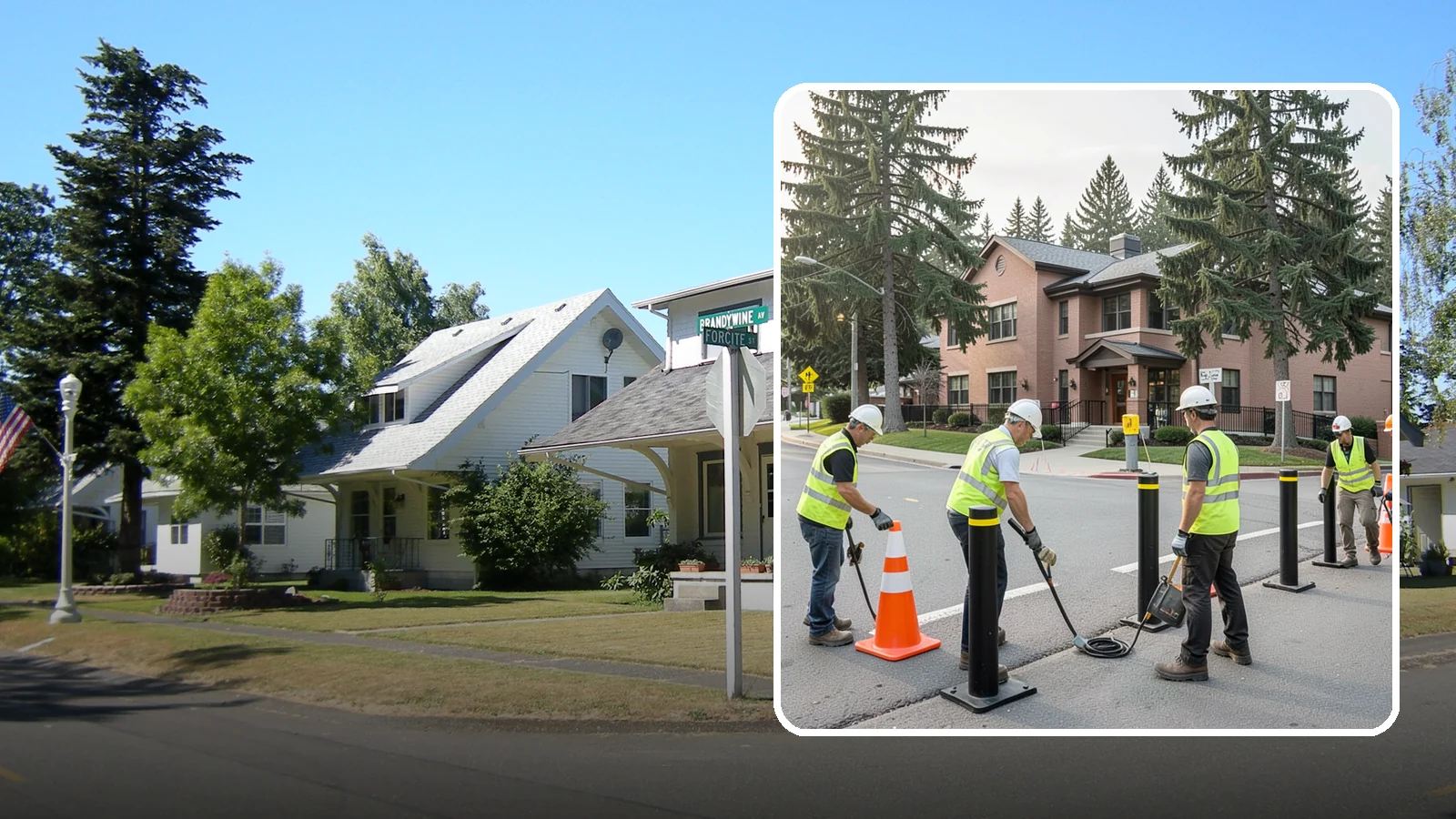 Bollard & Barrier Installation in DuPont, Pierce County, WA - Bollard and security barrier installation that protects public buildings, entrances, and gathering spaces.