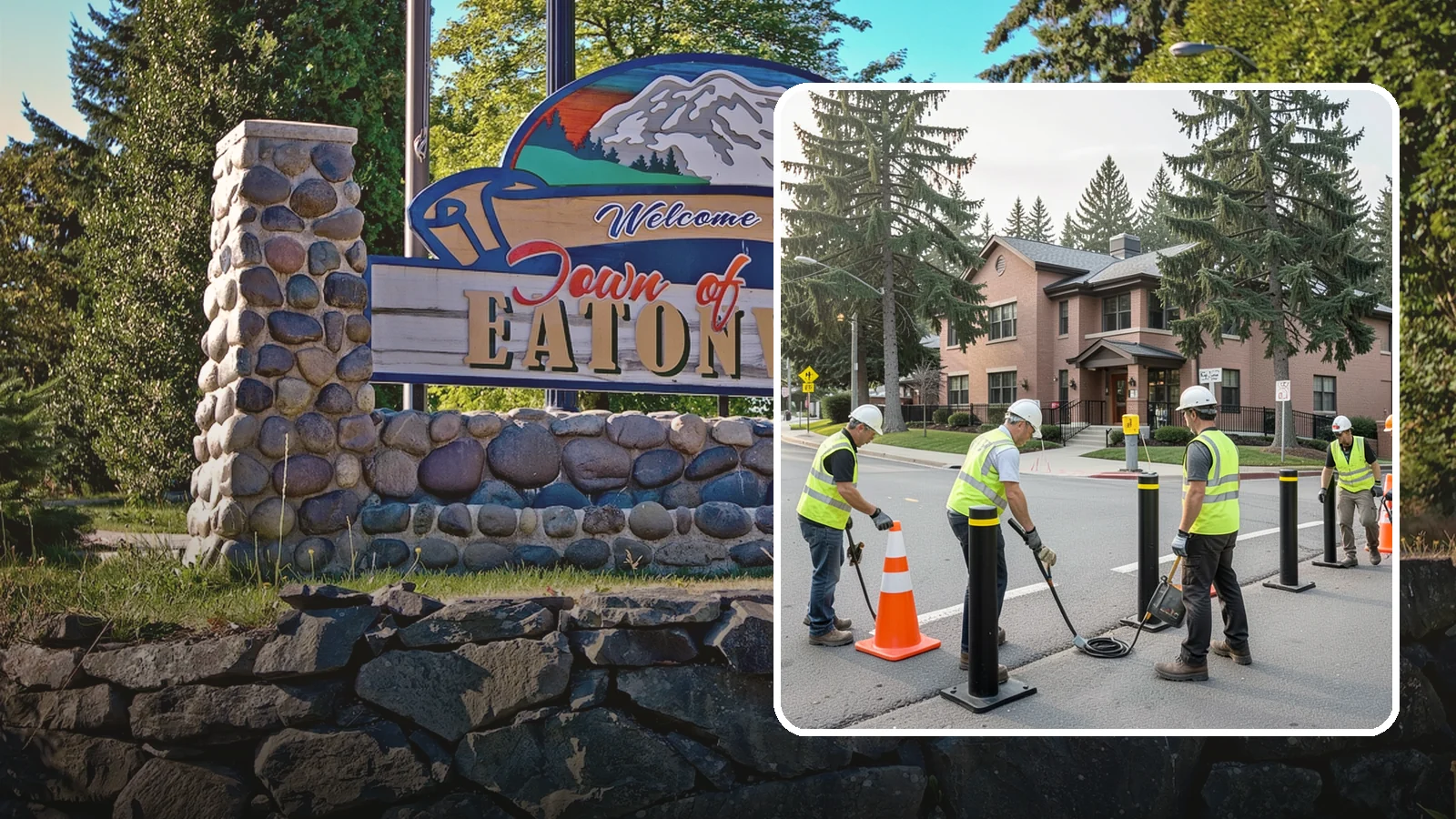 Bollard & Barrier Installation in Eatonville, Pierce County, WA - Bollard and security barrier installation that protects public buildings, entrances, and gathering spaces.