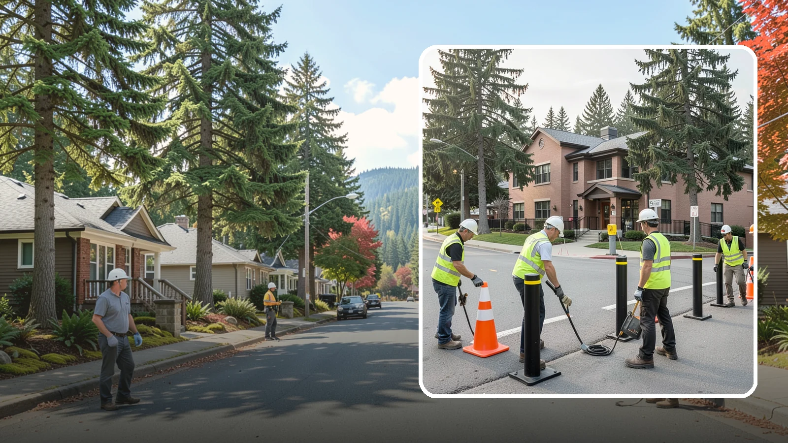 Bollard & Barrier Installation in Hunts Point, King County, WA - Bollard and security barrier installation that protects public buildings, entrances, and gathering spaces.