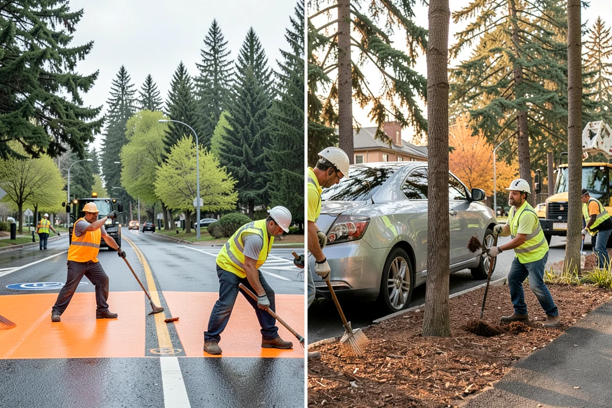Bollard & Barrier Installation in Kenmore, King County, WA - Confirm the protection concept and spacing