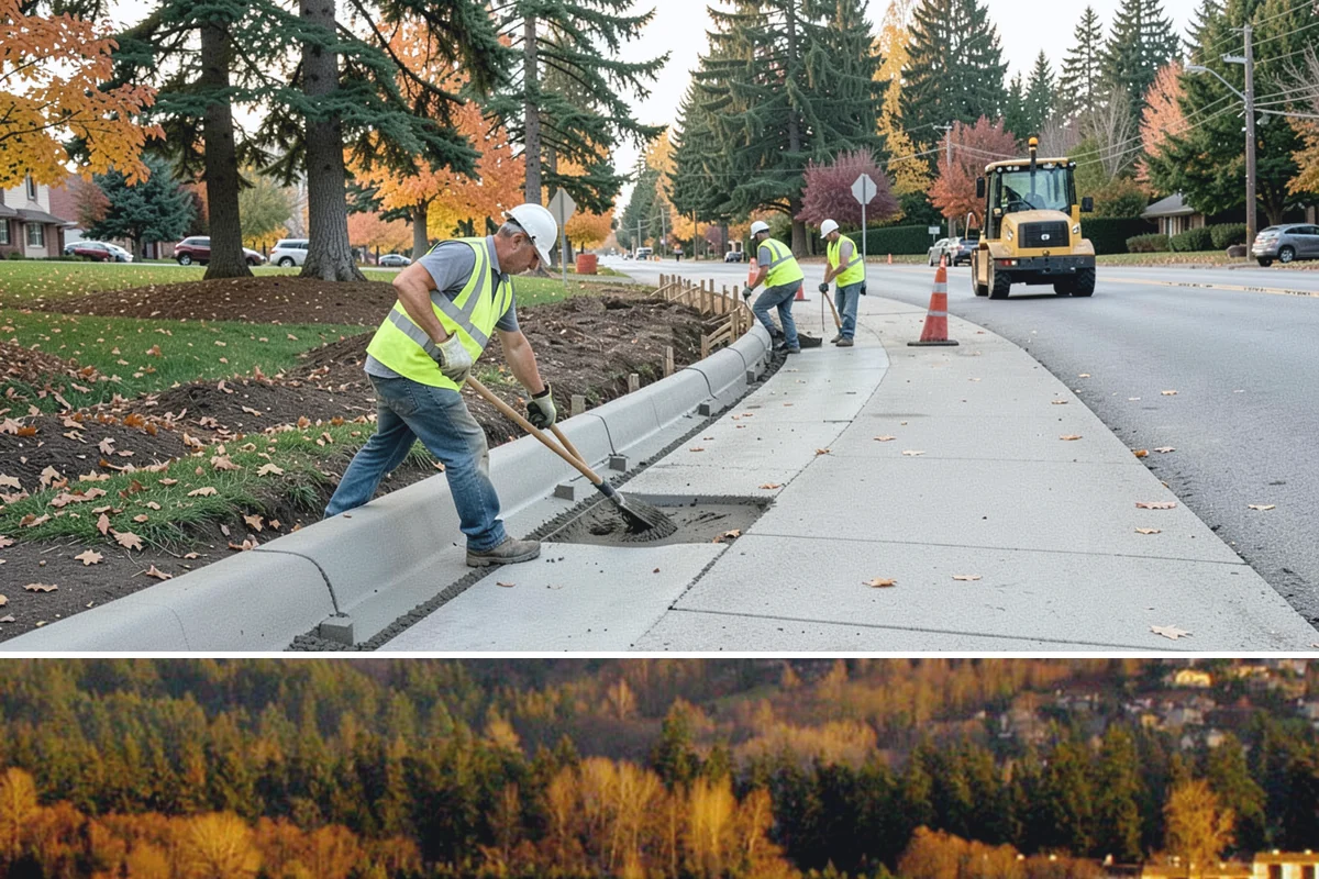 Bollard & Barrier Installation in Kenmore, King County, WA - Bollard installation runs year-round, with foundation excavation easiest in the drier months.