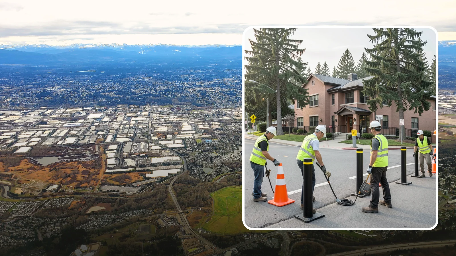 Bollard & Barrier Installation in Kent, King County, WA - Bollard and security barrier installation that protects public buildings, entrances, and gathering spaces.