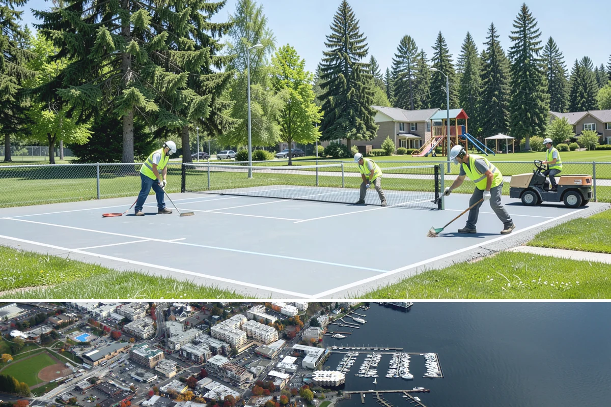 Bollard & Barrier Installation in Kirkland, King County, WA - Bollard installation runs year-round, with foundation excavation easiest in the drier months.
