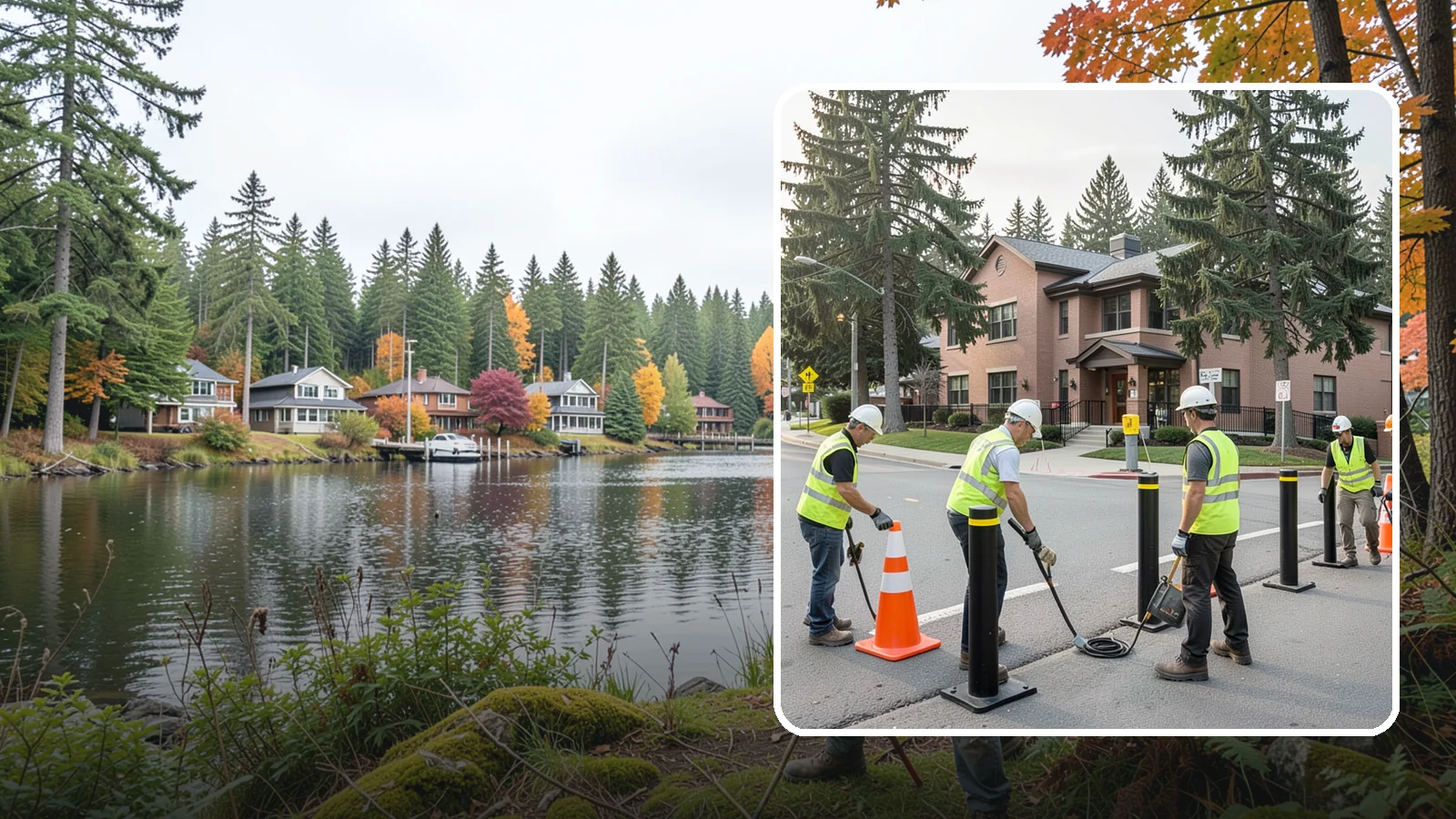 Bollard & Barrier Installation in La Conner, Skagit County, WA - Bollard and security barrier installation that protects public buildings, entrances, and gathering spaces.