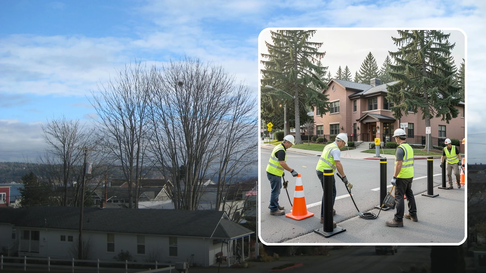 Bollard & Barrier Installation in Langley, Island County, WA - Bollard and security barrier installation that protects public buildings, entrances, and gathering spaces.