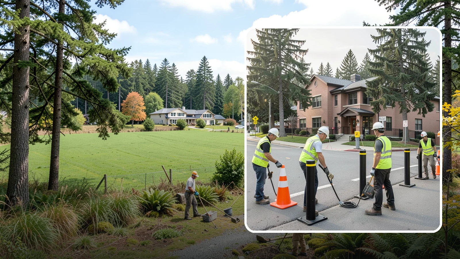 Bollard & Barrier Installation in Lyman, Skagit County, WA - Bollard and security barrier installation that protects public buildings, entrances, and gathering spaces.